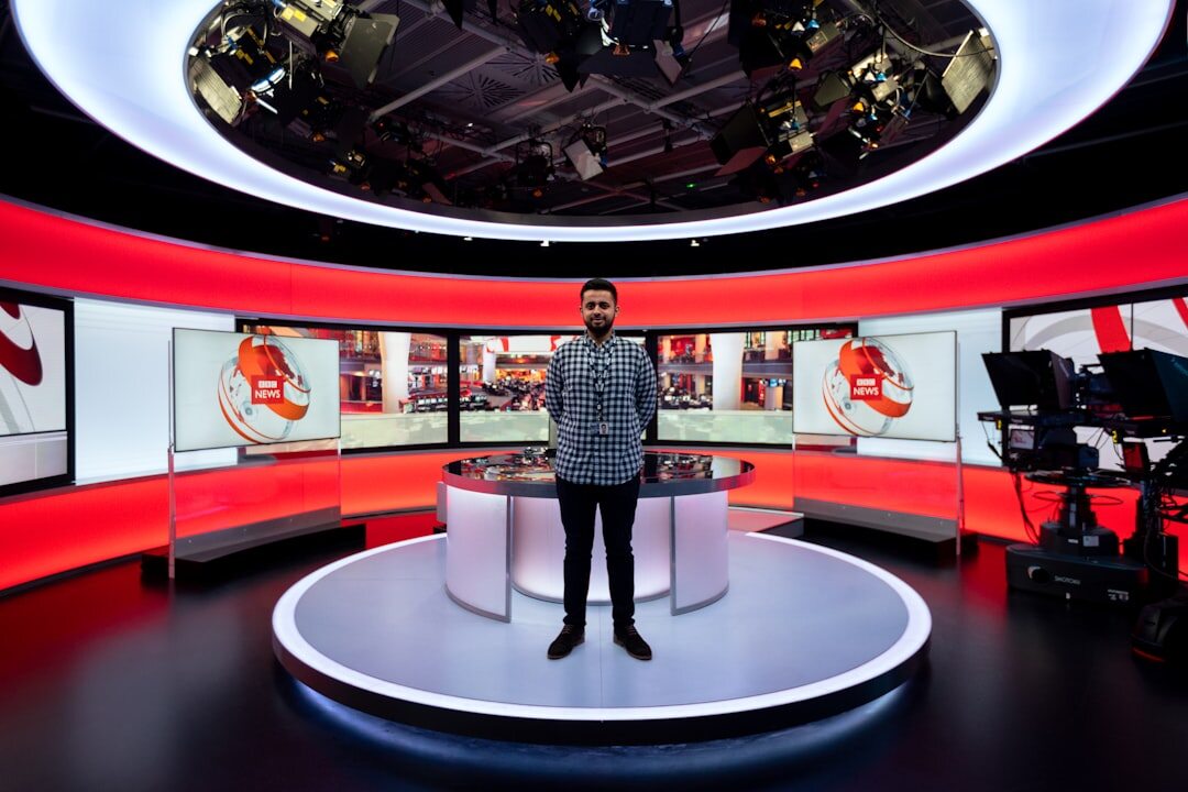 modern television studio