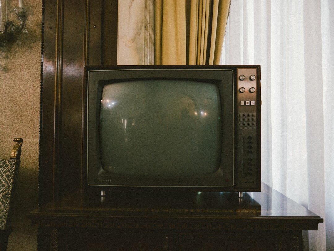 vintage television broadcast