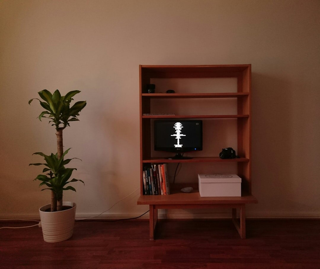 old television in living room